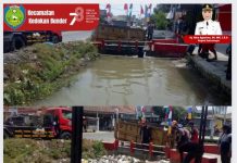 Camat Kedokan Bunder Jangan Buang Sampah Di Saluran Irigasi