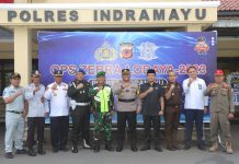 Polres Indramayu Laksanakan Apel Gelar Pasukan Ops Zebra Lodaya 2023 Untuk Meningkatkan Keselamatan Lalu Lintas