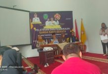 Ketua Karang Taruna Kabupaten Indramayu H Syaefuddin SH MH Buka Pelatihan Pembinaan Garda Sakti Sekata Karang Taruna