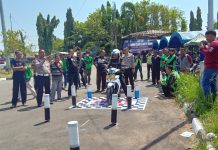 Driver Ojol Opang Dan Sopir Angkot Ikuti Coaching Clinic & Safety Riding di Indramayu