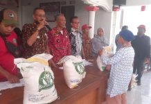 Camat Lelea Monitoring Penyaluran Cadangan Pangan Beras Tahap 2 Di Desa Tamansari