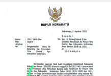 Teguran Bupati Indramayu Untuk Mantan Dirut Perumdam Indramayu Tatang Sutardi Tidak Mengembalikan Uang Rp 53,9 Miliar-Nihil…?