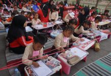 Ratusan Anak PAUD Indramayu Ikuti Lomba Seni Kolase