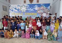 Yayasan Istiqomah Hari Santri Nasionali Santunan Pada Anak Yatim