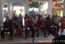 Camat Bangodua Rapat Dengan Ketua RW Dan RT