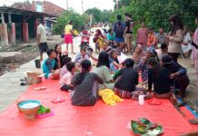 Masyarakat Desa Jayamulya Syukuran Atas Selesai Pembangunan Jalan Di Betonisasi