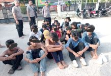 Polsek Lohbener Gagalkan Tawuran Antar Pelajar Amankan 22 Pelajar