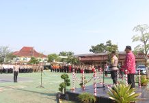Polres Indramayu Gelar Apel Pasukan Operasi Lilin Lodaya Untuk Pengamanan Nataru 2023