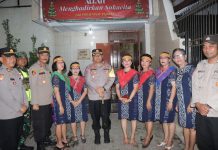 Pastikan Keamanan Ibadah Natal Kapolres Indramayu Cek Gereja Secara Langsung
