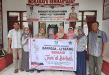 Bappeda Litbang Indramayu Sisihkan Rizki Saling Berbagi