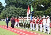 Presiden Jokowi Sambut Kunjungan Kenegaraan Presiden Tanzania Di Istana Bogor