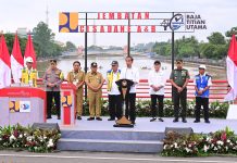 Presiden Jokowi Resmikan Tiga Jembatan Pengganti Jembatan Callender Hamilton di Provinsi Banten