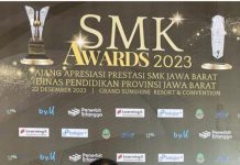 SMK Negeri 1 Cibadak Sukabumi Raih SMK Awards Jabar 2023