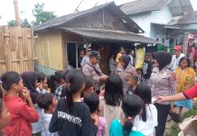 Polres Indramayu Gelar Trauma Healing Bagi Anak-anak Korban Angin Puting Beliung