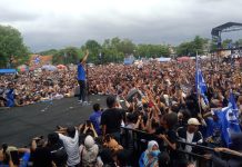 Kampanye Terakhir Caleg DPR RI Partai PAN Gelar Konser Birukan Langit Indramayu