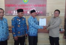 Serah Terima Kades lama Ke Penjabat Kepala Desa Jayamulya