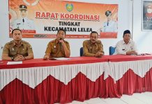 Camat Lelea Gelar Rapat Koordinasi Persiapan Kunjungan Kerja Bupati Indramayu