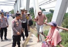 Kapolres Indramayu Survey Jalur Lintasan Arus Mudik Dan Lokasi Pos PAM Kesiapan Ops Ketupat Lodaya 2024