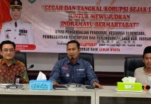 Disduk P3A Kabupaten Indramayu Adakan Seminar Leterasi Anti Korupsi