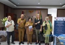 Bupati Karo Cory Sriwaty Sebayang Terima Kunjungan Diskusi Dari Pusat Unggulan IPTEK Pariwisata Berkelanjutan Universitas Sumatera Utara