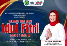 Keluarga Besar Perumda Air Minum Tirta Dharma Ayu Mengucapkan Selamat Hari Raya Idul Fitri 1445 H/2024 M