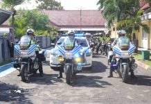Polres Indramayu Laksanakan Apel Gelar Pasukan Operasi Ketupat Lodaya 2024
