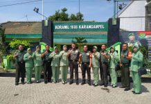 Letkol Inf Yanuar Setyaga Dandim 0616/ Indramayu Kunjungi Koramil Karangampel
