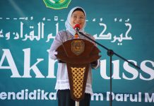 Sekolah Haflah Akhirussanah Darul Maarif Cetak SDM Unggul Sleman Indramayu