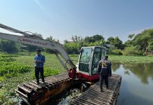 Kegiatan BBWS Cimancis Normalisasi Sungai Cimanuk Indramayu