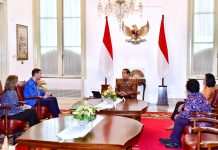 Presiden Jokowi Terima Delegasi Menteri Iklim Dan Lingkungan Hidup Norwegia Di Istana Merdeka