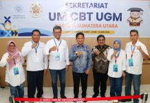 Pj Gubernur Sumut Tinjau UM CBT UGM Beri Motivasi 1.215 Peserta