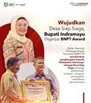 Badan Nasional Penanggulangan Terorisme (BNPT) RI Berikan Penghargaan Award Desa Siap Siaga Di Indramayu