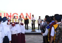 Presiden Jokowi Resmikan Bendungan Margatiga Jadikan Manajemen Pengelolaan Air Jadi Fokus Pemerintah