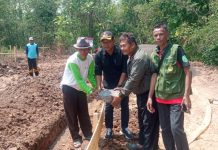 Koptan Mekar Tani Laksanakan Peletakan Batu Pertama Pembangunan Lumbung Pangan, Rumah RMU