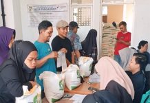 Pemimpin Wilayah Perum Bulog Kanwil Jabar Saldi Aldryn Mengatakan Stok Beras Aman