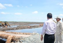 Presiden Prabowo SubiantoTinjau Infrastruktur Areal Lumbung Pangan Di Wanam Merauke