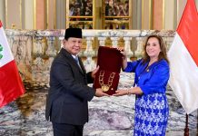 Presiden Prabowo Subianto Terima Penghargaan “Grand Cross of the Order Of the Sun of Peru”