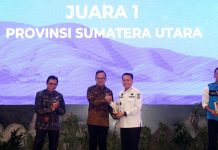 Provinsi Sumut Raih Peringkat Pertama Pembinaan Pengelolaan Informasi Pembangunan Daerah