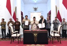 Presiden Prabowo Saksikan Penandatanganan MoU Pengembangan Proyek Hunian 1 Juta Unit Rumah