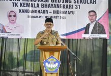 Wakil Bupati Indramayu Syaefudin Renovasi TK Kemala Bhayangkari 31 Kandanghaur Tekankan Pentingnya PAUD