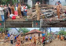 Rumah Jumadi Roboh Dampak Hujan Lebat Dan Angin Kencang Desa Jatimulya