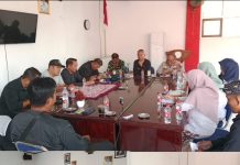 Kepala Desa Se – Kecamatan Tukdana Giat Silaturahmi Bersama Kapolsek Baru