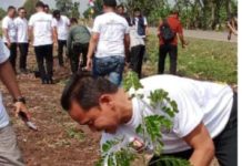 Kejari Indramayu Gelar Gerakan Penanaman Pohon Peringati Hari Lahir Ke-80 Kejaksaan RI