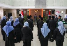 Kementerian Sekretaris Negara (Kemensesneg) Lantik 70 Pejabat Fungsional
