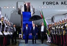 Presiden Brasil Lula Da Silva Tiba Di Jakarta