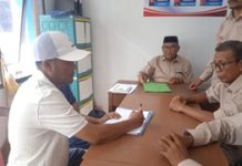 Ratusan Timsukses Pendudkung ‘’Ayub ‘’ Resmi Daftar Peserta Balon Kepala Desa Mulyasari Bangodua Indramayu
