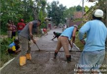 Pemerintah Desa Bangodua Penting Pembangunan Infrastruktur Jalan Lingkungan