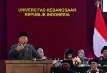 Prabowo Sampaikan Pada Sidang Senat Terbuka Wisuda Sarjana Dies Natalis Universitas Kebangsaan Republik Indonesia (UKRI) Tahun 2025