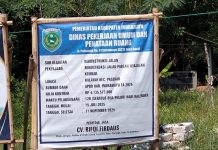 Rusak Signifikan Proyek Rekontruksi Jalan Desa Pabean Ilir Terancam Dilaporkan