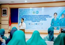 Ketua Tim PKK Sumut Kahiyang Ayu Dorong Kader PKK Jadi Motivator Pencegahan Kanker Serviks